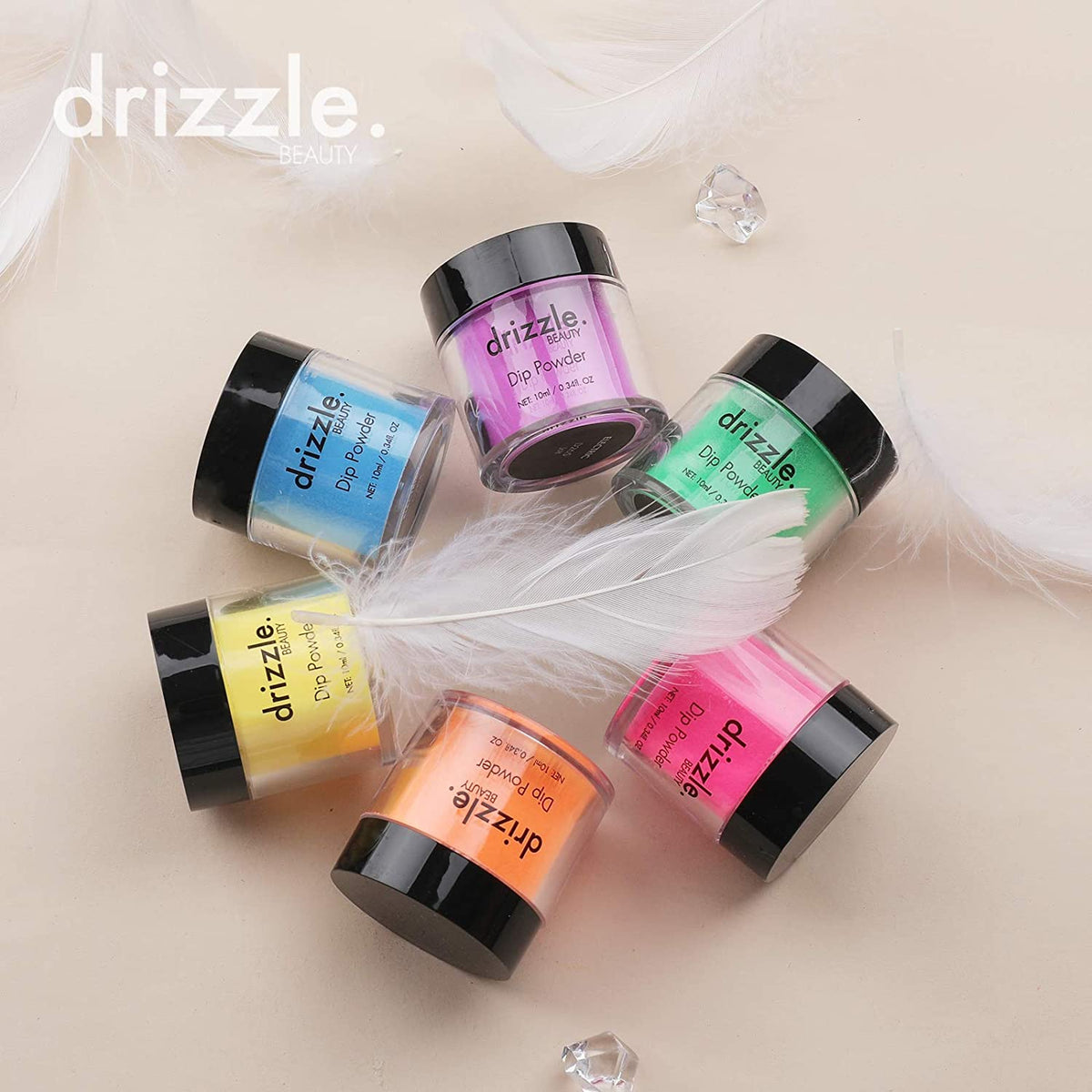 6 Box / Set Temperature Mood Changing Colors Fine Dipping Powder