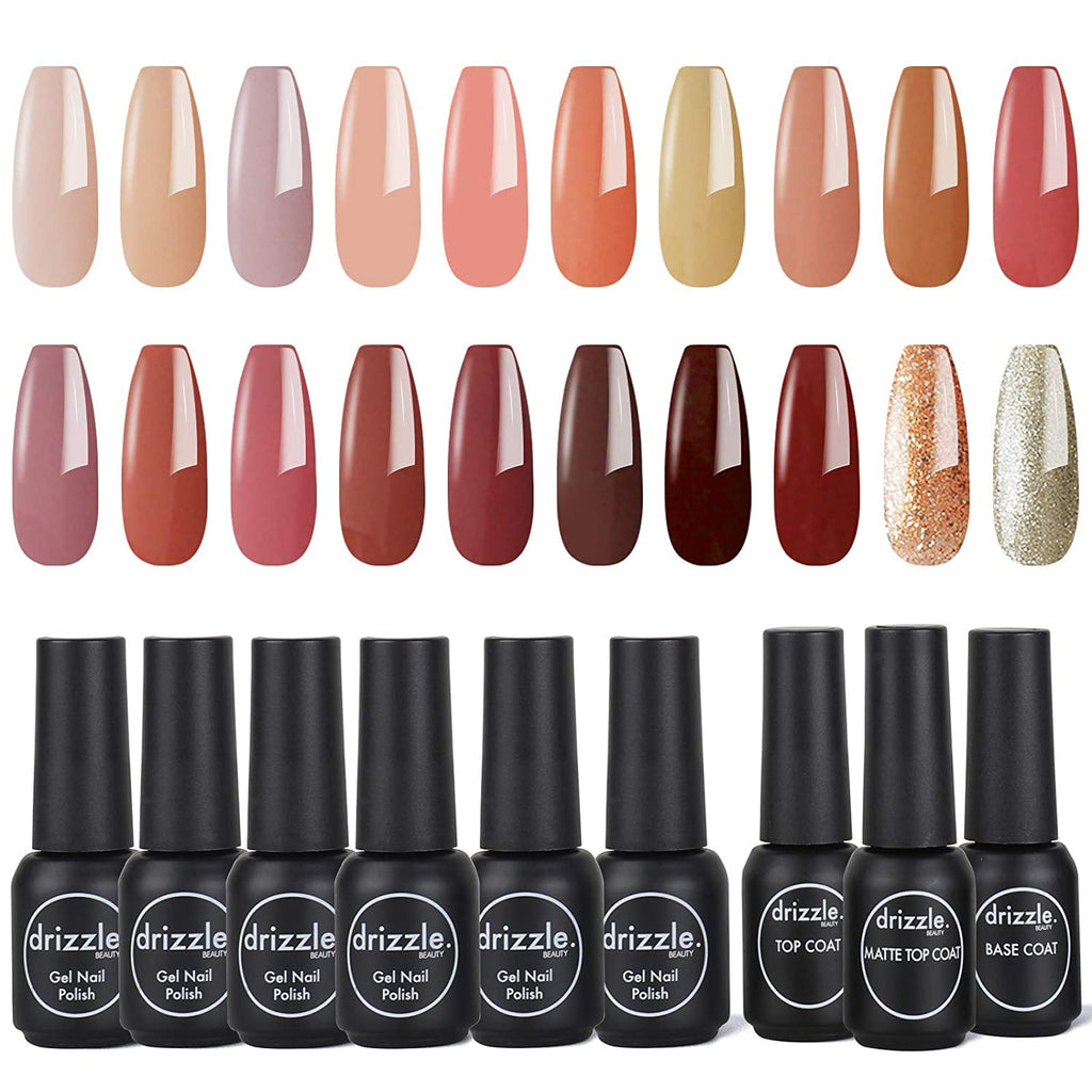 Warm Spice Gel Collection Nail Polish - 20 Colors
